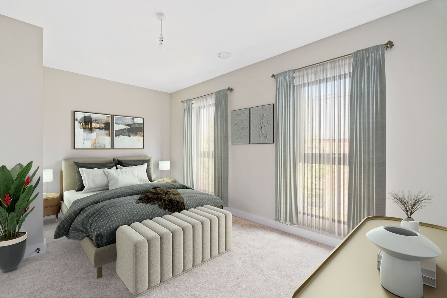 Modern-bedroom-vitrual-staging after